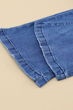 Load image into Gallery viewer, Distressed Flare Leg Jeans with Pockets