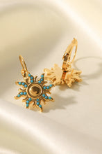 Load image into Gallery viewer, Turquoise Sun Drop Earrings