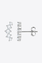 Load image into Gallery viewer, All You Need Moissanite Platinum-Plated Earrings