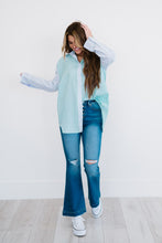 Load image into Gallery viewer, GeeGee Change of Plans Mixed Print Button Down Shirt