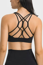 Load image into Gallery viewer, Breathable Crisscross Back Sports Bra