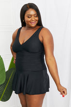 Load image into Gallery viewer, Marina West Swim Full Size Clear Waters Swim Dress in Black