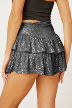 Load image into Gallery viewer, Sequin Layered Mini Skirt