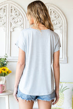 Load image into Gallery viewer, Buttoned V-Neck Tee