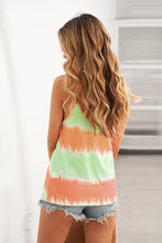 Load image into Gallery viewer, Tie-Dye Strappy V-Neck Cami