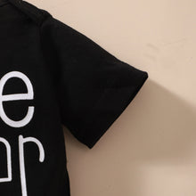 Load image into Gallery viewer, Baby LITTLE BROTHER Graphic Bodysuit and Printed Joggers Set