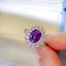 Load image into Gallery viewer, 2 Carat Moissanite 925 Sterling Silver Ring