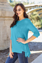 Load image into Gallery viewer, Basic Bae Full Size Round Neck Pocketed T-Shirt