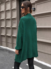 Load image into Gallery viewer, Pearl Detail Cable-Knit Button Up Cardigan