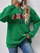 Load image into Gallery viewer, MERRY CHRISTMAS Round Neck Long Sleeve Sweatshirt