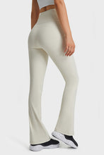 Load image into Gallery viewer, Elastic Waist Flare Yoga Pants