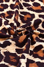 Load image into Gallery viewer, Leopard Color Block Scoop Neck Tunic Tank