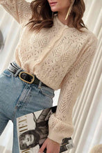 Load image into Gallery viewer, Openwork Button Down Cardigan