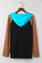 Load image into Gallery viewer, Plus Size Baroque Print Color Block Hoodie