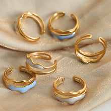 Load image into Gallery viewer, 18K Gold-Plated Open Ring