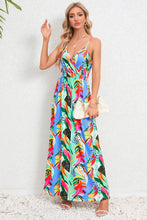 Load image into Gallery viewer, Printed Surplice Maxi Cami Dress