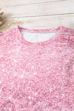 Load image into Gallery viewer, Leopard Round Neck Dropped Shoulder Top