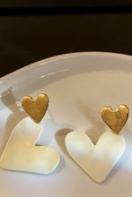 Load image into Gallery viewer, Heart-Shape Drop Earrings