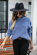 Load image into Gallery viewer, Turtle Neck Long Sleeve Pullover Sweater