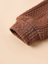 Load image into Gallery viewer, Kids Cable-Knit Print Pullover and Pants Set