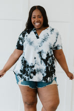 Load image into Gallery viewer, Sew In Love Abstract Print Art Full Size Run Printed Notched Tee
