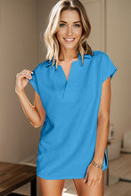 Load image into Gallery viewer, Textured Cap Sleeve T-Shirt