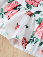 Load image into Gallery viewer, Floral Spaghetti Strap Flare Leg Jumpsuit