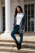 Load image into Gallery viewer, Open Front Long Sleeve Hooded Cardigan