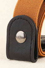 Load image into Gallery viewer, PU Elastic Snap Closure Belt