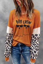 Load image into Gallery viewer, BOO CREW Ghost Graphic Round Neck T-Shirt