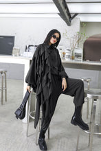 Load image into Gallery viewer, Ruffled Bishop Sleeve Top and Wide Leg Pants Set