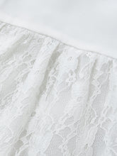 Load image into Gallery viewer, Spliced Lace Round Neck Dress