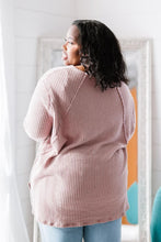 Load image into Gallery viewer, Jodifl Stay Awhile Full Size Run Waffle Knit Tee