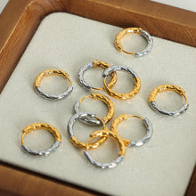 Load image into Gallery viewer, 18K Gold-Plated Huggie Earrings