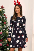 Load image into Gallery viewer, Full Size Christmas Long Sleeve Dress