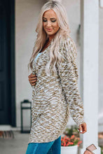 Load image into Gallery viewer, Open Front Dropped Shoulder Longline Cardigan