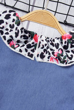 Load image into Gallery viewer, Girls Denim Top and Floral Dress Set