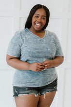 Load image into Gallery viewer, Sew In Love Summer Special Full Size Run Acid Wash Tee Shirt