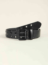 Load image into Gallery viewer, Grommet PU Leather Belt