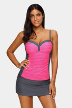 Load image into Gallery viewer, Two-Tone Sweetheart Neck Two-Piece Swimsuit