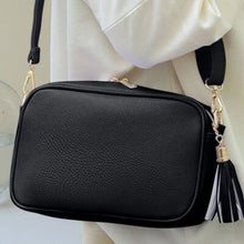 Load image into Gallery viewer, Tassel PU Leather Crossbody Bag