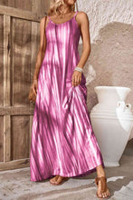 Load image into Gallery viewer, Tie-Dye Spaghetti Strap Maxi Dress