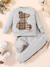 Load image into Gallery viewer, Baby Bear Graphic Sweatshirt and Joggers Set