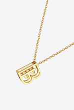 Load image into Gallery viewer, A to J Letter Pendant Nekclace