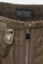 Load image into Gallery viewer, Zip Up Midi Skirt with Cargo Pockets