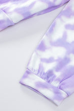 Load image into Gallery viewer, Tie-Dye Drop Shoulder Round Neck Sweatshirt
