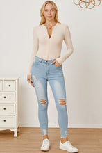 Load image into Gallery viewer, Zip Up Long Sleeve Bodysuit