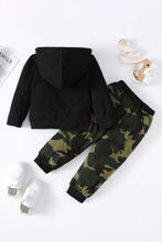 Load image into Gallery viewer, Boys Letter Graphic Hoodie and Joggers Set