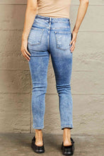 Load image into Gallery viewer, BAYEAS Mid Rise Distressed Skinny Jeans