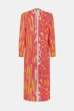 Load image into Gallery viewer, Printed Accordion Pleated One-Button Kimono